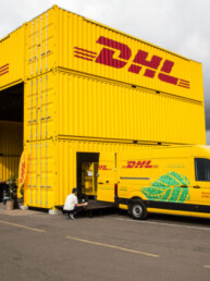 DHL Express Oslo City Hub ligger på Filipstad, midt mellom de tilsvarende anleggene til DB Schenker og Posten/Bring.